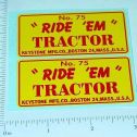 Pair Keystone Ride Em Tractor Sticker Set Main Image