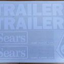 Sears Pedal Tractor Trailer Sticker Set Main Image