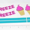 Structo Softie Freeze Ice Cream Truck Replacement Sticker Set Main Image
