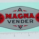 Magna Vender Silver Graphic Replacement Vending Machine Sticker Main Image