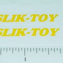 Pair Slik Toy Dump Truck Door Sticker Set Main Image