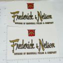 Pair Tonka Frederick & Nelson Metro Van Replacement Stickers Main Image