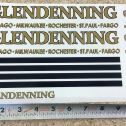 Custom Glendenning Tonka/Smith Miller Semi Truck Sticker Set Main Image