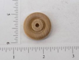 Marx 1" Wood Replacement Wheel/Tire Toy Part