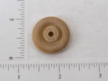 Marx 1" Wood Replacement Wheel/Tire Toy Part Main Image