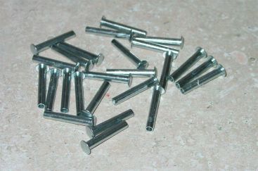 25 Semi Tubular 1/8" by 3/4" Tonka Rivets Main Image