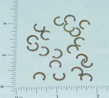 20 Smith Miller Toy 1/4" Axle C-Clip Wheel Retainer Clips Main Image 20 Smith Miller Toy 1/4" Axle C-Clip Wheel Retainer Clips Main Image