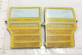 Wyandotte Toytown Estate Wagon Pressed Steel Side Door Replacements L&R