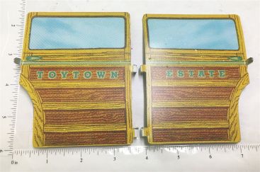 Wyandotte Toytown Estate Wagon Pressed Steel Side Door Replacements L&R Main Image