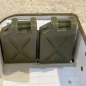 Pair Injection Mold Plastic Gasoline Cans for Tonka Army Jeep & Others Alternate View 3