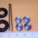 Cox Thimble Drome Special Pusher Wheel/Tire/Axle Replacement Part Set Alternate View 2