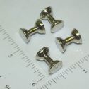 Set of 4 Plated Tonka Dumbell Light Cast Replacement Parts Main Image
