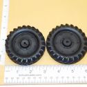 Pair Of Slik Toy Tractor Rubber Rear Tires Replacement Part Main Image