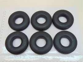 Smith Miller B-Mack Script Herringbone Replacement Set/6 Tire Toy Part