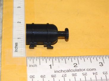 Structo 3D Printed Plastic Replacement Bulldozer Air Tank Toy Part Main Image Structo 3D Printed Plastic Replacement Bulldozer Air Tank Toy Part Main Image
