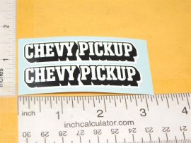 Nylint Square Body Chevy Pickup Truck Replacement Sticker Set
