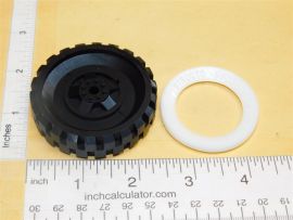 Structo 3D Printed Plastic Replacement Wheel & Whitewall Toy Part