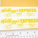 Banner Kellogg's Express Delivery Truck Replacement Sticker Set Main Image