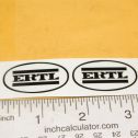 Ertl Fleetstar/Loadstar Oval Door Logo Replacement Sticker Set Main Image