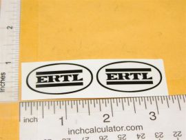 Ertl Fleetstar/Loadstar Oval Door Logo Replacement Sticker Set
