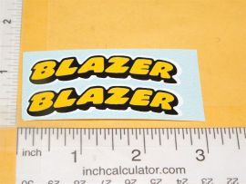 Nylint Square Body Chevy Blazer Truck Replacement Sticker Set