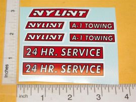 Nylint Turbine Style Cab Wrecker Tow Truck Replacement Sticker Set