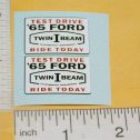 Nylint 65 Ford Twin I Beam Suspension Replacement Sticker Set Main Image