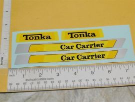 Tonka Turbine Car Carrier Replacement Sticker Set