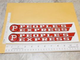 Buckeye People's Drug Stores Private Label Semi Sticker Set Pair