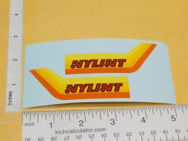 Nylint Square Body Chevy Dump Truck Replacement Sticker Set