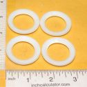 Set of 4 Structo 3D Printed Plastic Replacement Whitewall Toy Part Main Image
