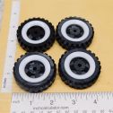 Set 4 Structo 3D Printed Plastic Replacement Wheel & Insert Toy Parts Main Image