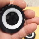 Set 4 Structo 3D Printed Plastic Replacement Wheel & Insert Toy Parts Alternate View 1