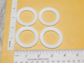 Set of 4 Structo 3D Printed Plastic Replacement Whitewall Toy Part