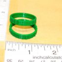 Pair Green Lesney Matchbox Bulldozer Replacement Tracks Toy Part Alternate View 1