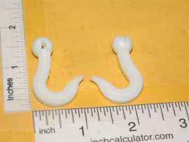 Pair Tonka 3D Printed Mighty Tonka Wrecker Tow Truck Hook Toy Part