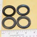 Set of 4 Tonka Custom 3D Printed Black Plastic Tonka Blackwall Inserts Main Image