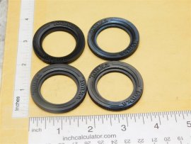Set of 4 Tonka Custom 3D Printed Black Plastic Tonka Blackwall Inserts