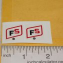 Nylint FS Seed & Fertilizer Chevy Pickup Truck Sticker Set Main Image