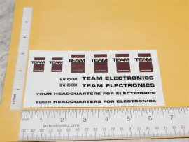 Mini Tonka Team Electronics Private Label Semi Replacement Sticker Set