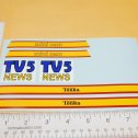 Mini Tonka Television TV Van Replacement Sticker Set Main Image