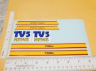 Mini Tonka Television TV Van Replacement Sticker Set
