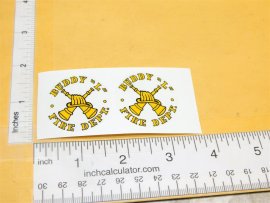 Buddy L Electronic Loud Speaker Truck Replacement Stickers