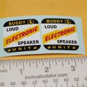 Buddy L Electronic Loud Speaker Truck Replacement Stickers Main Image