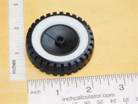 Ertl 3D Printed 1:16 Scale International Scout Wheel/Whitewall Toy Part
