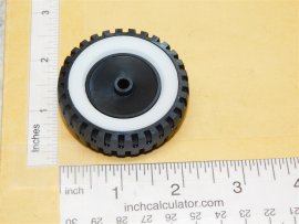 Ertl 3D Printed 1:16 Scale International Truck Wheel/Whitewall Toy Part
