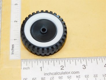 Ertl 3D Printed 1:16 Scale International Truck Wheel/Whitewall Toy Part Main Image Ertl 3D Printed 1:16 Scale International Truck Wheel/Whitewall Toy Part Main Image