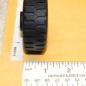 Tonka 3D Printed Black Plastic Wide Wheel Variatrion Replacement Part Alternate View 2