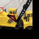 Tonka 3D Printed Plastic Ramp Hoist/Sandloader Spool Replacement Part Alternate View 2