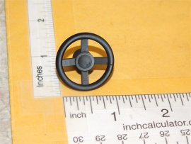 Structo 3D Printed Plastic Replacement Steering Wheel Toy Part